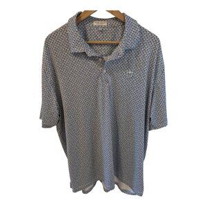 Peter Millar Shirt Mens XL Pina Skullada Summer Comfort Golf Polo